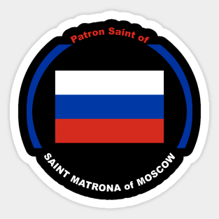 PATRON SAINT OF RUSSIA Sticker